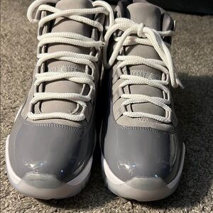Nike Kids Gray and White Sneakers